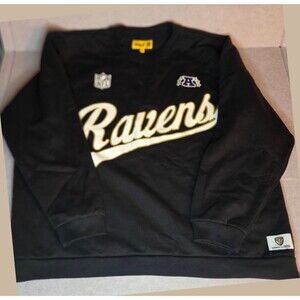 NFL by Golf Wang Unisex Sweatshirt Sz 2XL Baltimore Ravens Black NWT